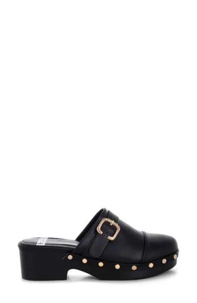 Rag & Co Pinto Stud Mule In Black