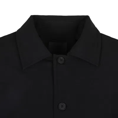 Givenchy Black Wool Polyamide Overshirt In Black