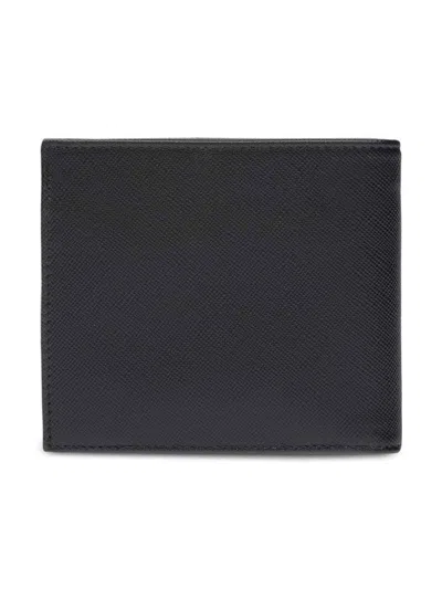 Prada Leather Wallet In Black