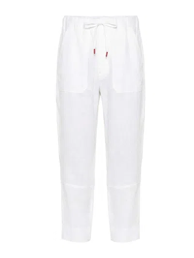 Kiton `utilitarian` Pants In White