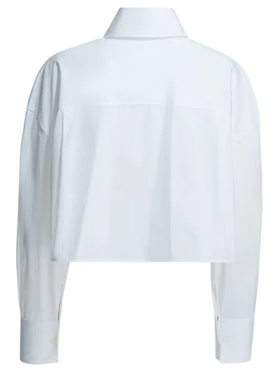 Givenchy Backless Shirt In White