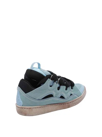 Lanvin Curb Sneakers In Blue