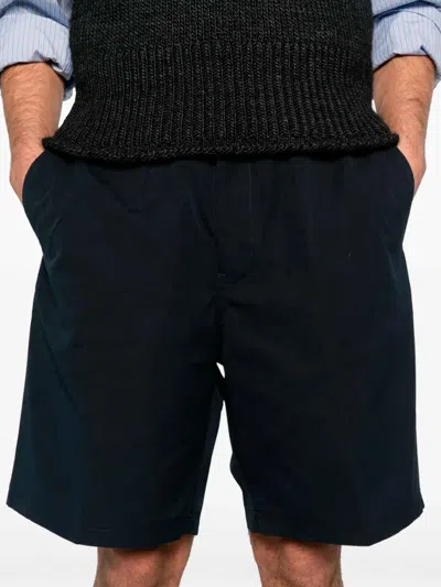 Prada Cotton Bermudas In Neutral