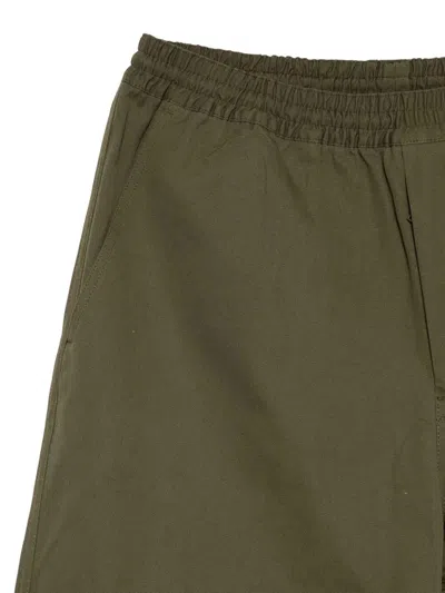 Prada Cotton Bermudas In Metallic