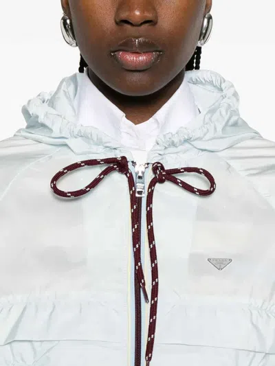 Prada Re-nylon Jacket In Blue