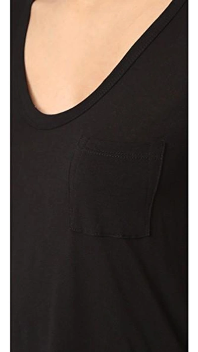 Shop Alexander Wang T Classic Cropped Tee In Black