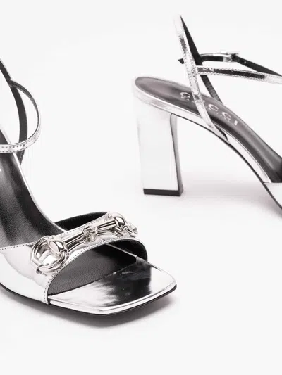 Gucci Sandal In Silver