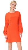 TIBI Balloon Sleeve Short Dress