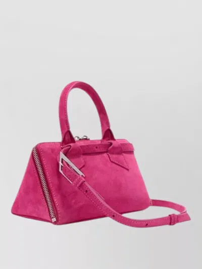 Attico Friday Mini Top Handle Triangular Bag