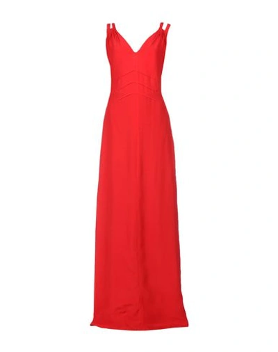 Intropia Long Dress In Red