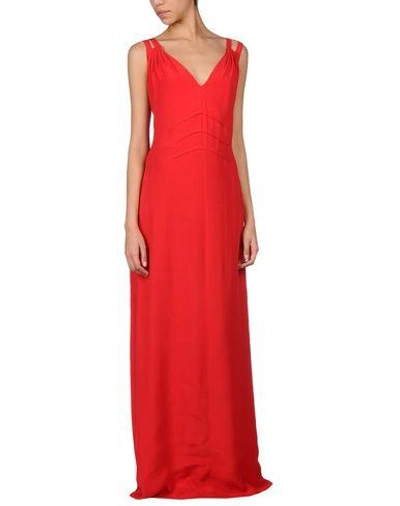Shop Intropia Long Dress In Red