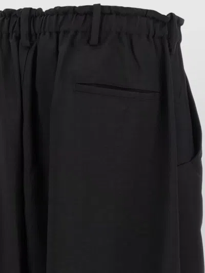 Y-3 Logo-print Drawstring Cargo Pants In Black