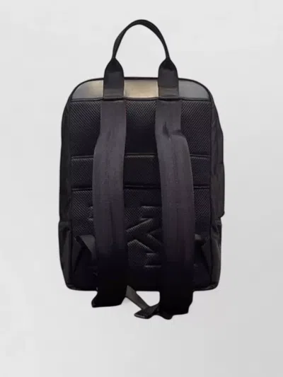 Kiton Quilted Backpack Adjustable Straps Top Handle