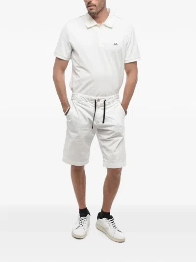 Maison Clochard Elasticated Drawstring Shorts In White