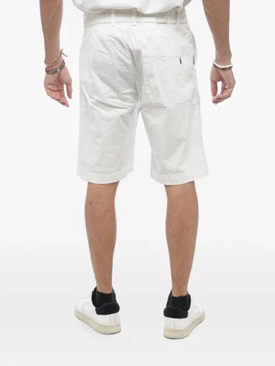 Maison Clochard Elasticated Drawstring Shorts In White