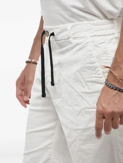 Maison Clochard Elasticated Drawstring Shorts In White
