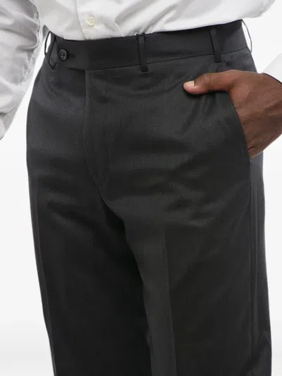 Corneliani Belt-loops Trousers In Black
