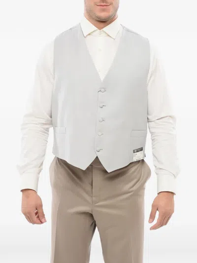 Corneliani Five-button Waistcoat In White