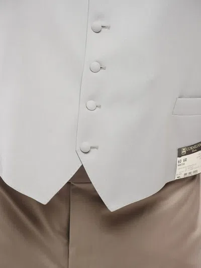 Corneliani Five-button Waistcoat In White