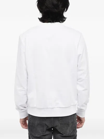 Diesel Logo-print Sweatshirt In White