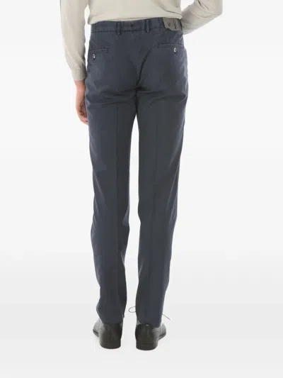 Corneliani Wool Chino Pants In Blue