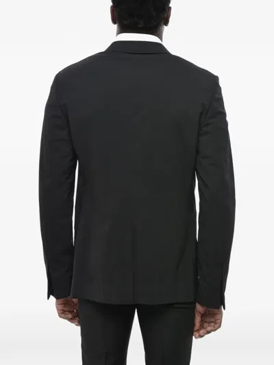 Givenchy Single-breasted Flap-pocket Blazer In Black