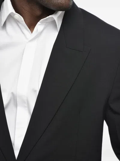 Givenchy Single-breasted Flap-pocket Blazer In Black