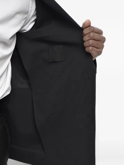 Givenchy Single-breasted Flap-pocket Blazer In Black