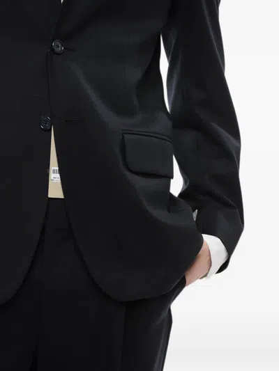 Corneliani Single-breasted Wool Blazer In Blue