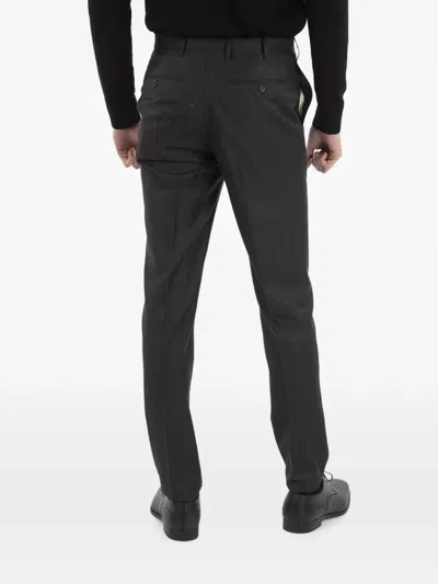 Corneliani Belt-loops Tailored Trousers In Black