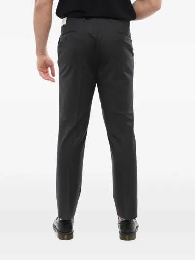 Corneliani Virgin Wool Trousers In Grey