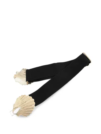 Dsquared2 Shell-shaped Belt In Black