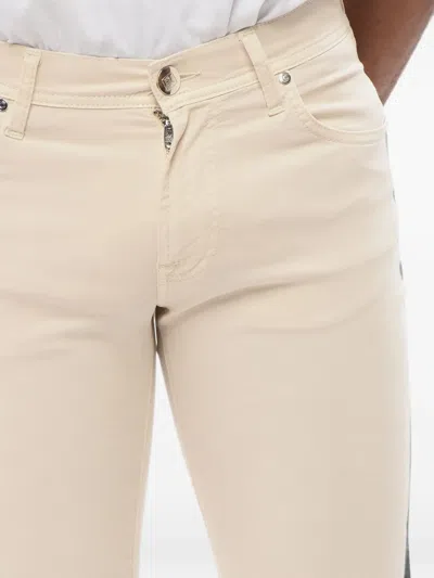 Corneliani Five-pocket Trousers In Neutrals