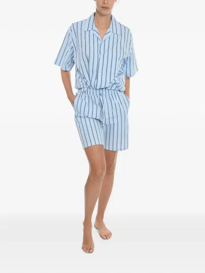 Samsoe & Samsoe Devon Mini Shorts In Blue