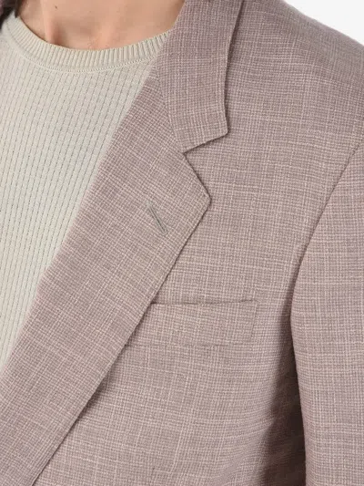 Corneliani Double-breasted Jacket In Pink