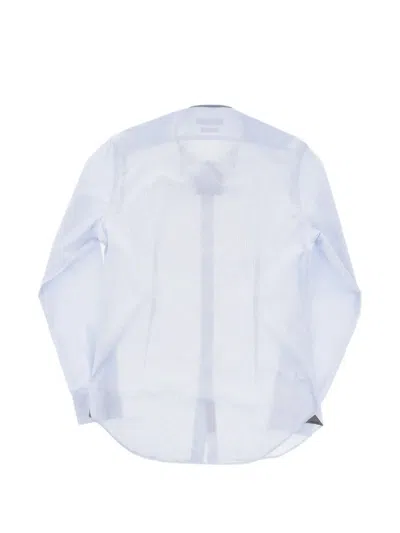 Corneliani Cotton Shirt In Blue