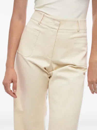 Ql2 Patch-pocket Trousers In Neutral