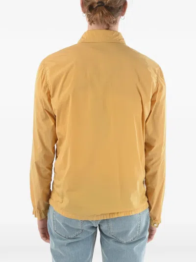Corneliani Button-fastening Long-sleeve Jacket In Yellow