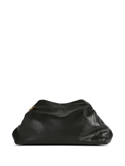 Balmain Dinner At 8 Medium Bag In Smooth Leather In Black