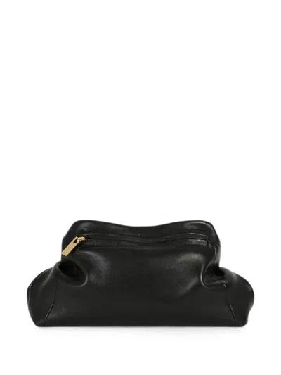 Balmain Dinner At 8 Small Bag In Smooth Leather In Black
