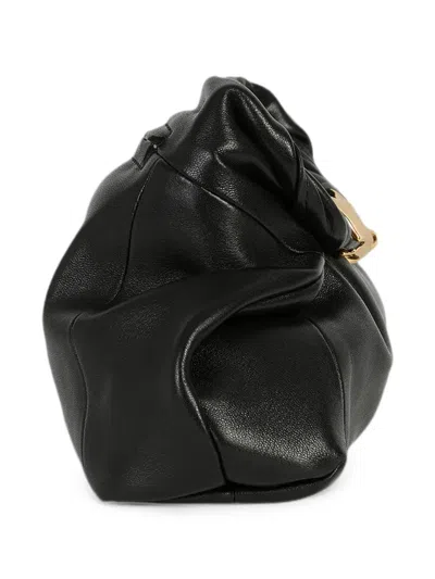 Balmain Dinner At 8 Small Bag In Smooth Leather In Black
