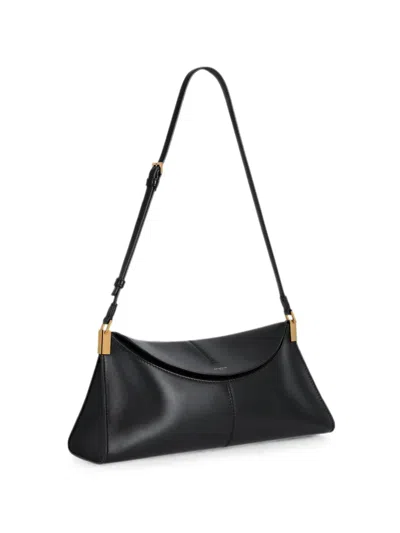 Balmain 64-83 Medium Bag In Smooth Leather In Black