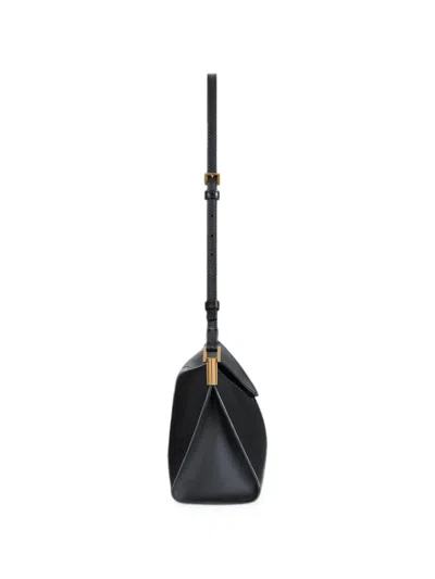 Balmain 64-83 Medium Bag In Smooth Leather In Black