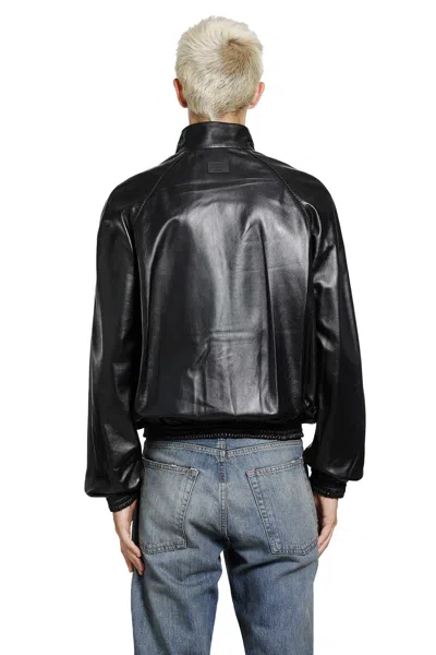 Acne Studios Soft Lambskin Jacket In Black