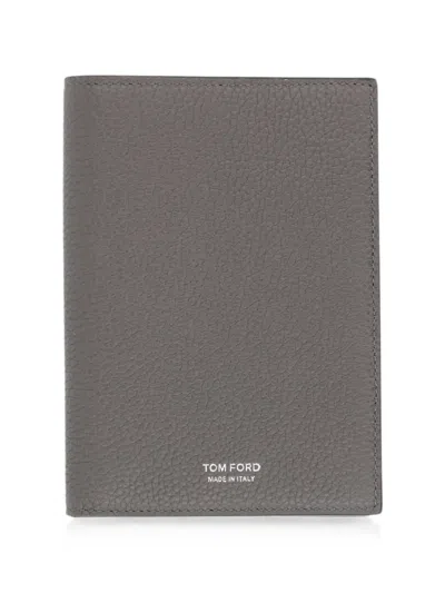 Tom Ford Pebbled-leather Wallet In Pattern