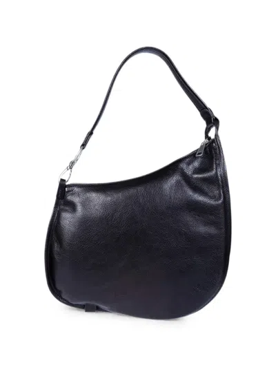 Orciani Chaos Leather Shoulder Bag In Brown