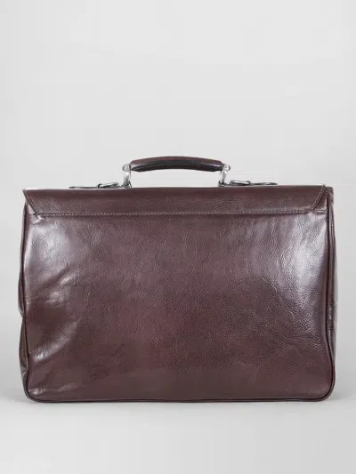 Sait Briefcase Dual Front Pockets Flap Top Handle