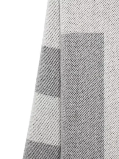 Givenchy Large Scarf Contrasting Border Geometric Pattern