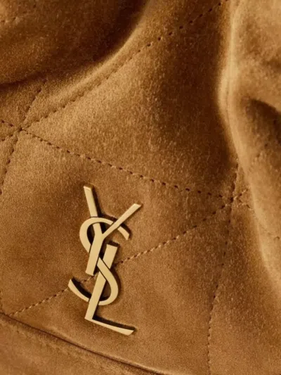 Saint Laurent Monogram Leather Wallet Chain Strap