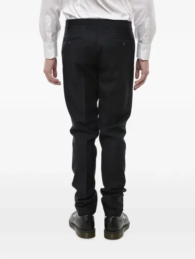 Corneliani Belt-loop Tailored Trousers In 블루